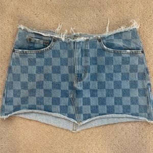 LF Denim mini skirt
